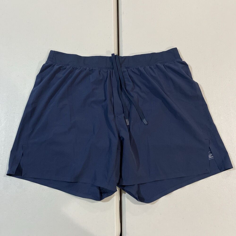 Ten Thousand Distance Shorts Mens Large Navy Lined Gym Running